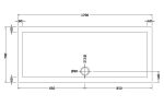 Rectangular Shower Tray 1700 x 700mm - Image 2