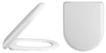 D Shaped Soft Close Toilet Seat