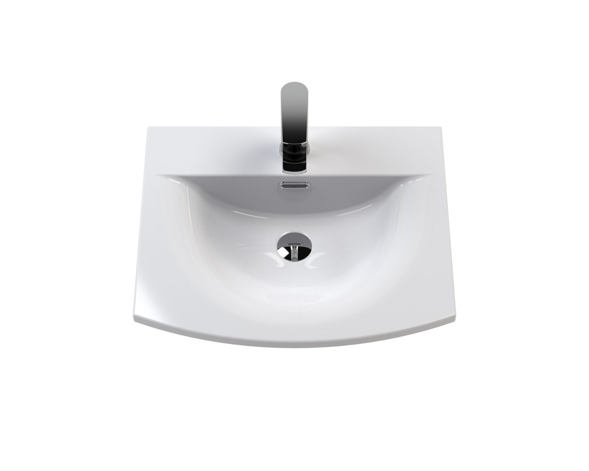 500mm Floor Standing 2 Door Vanity Unit & Basin 4 - Image 2
