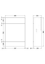 600mm WC Unit - Compact - Image 2