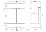 600mm Vanity Unit - Image 2