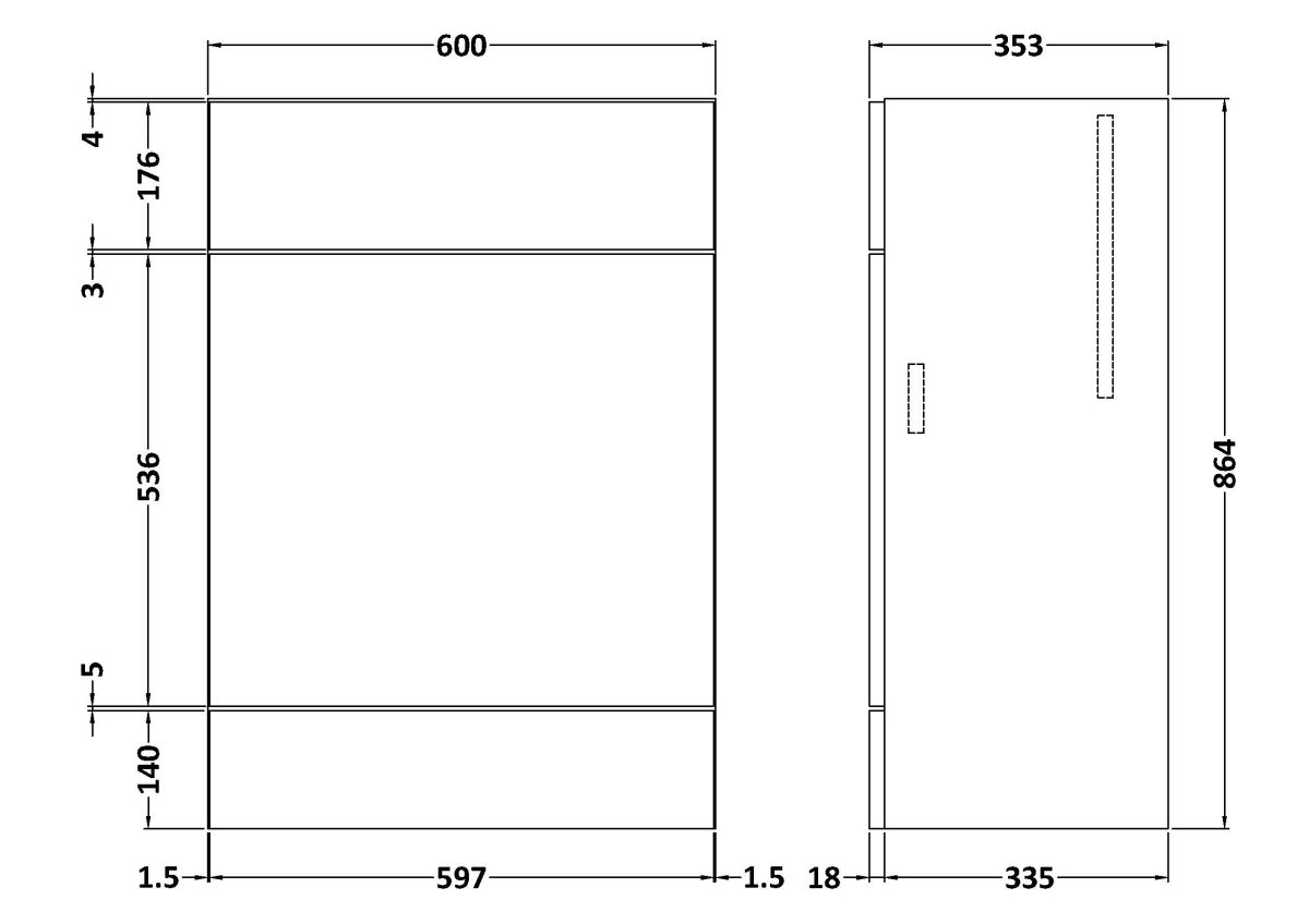 600mm WC Unit - Image 2