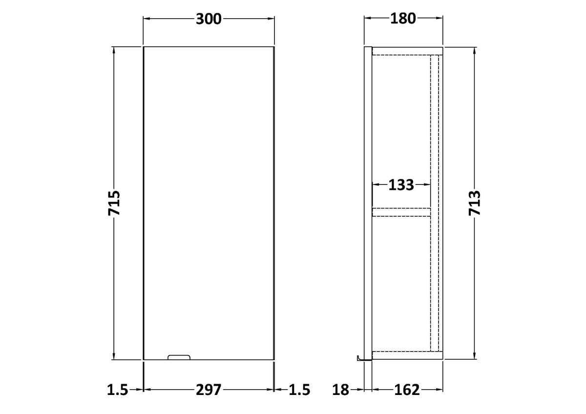 300mm Wall Unit - Image 2