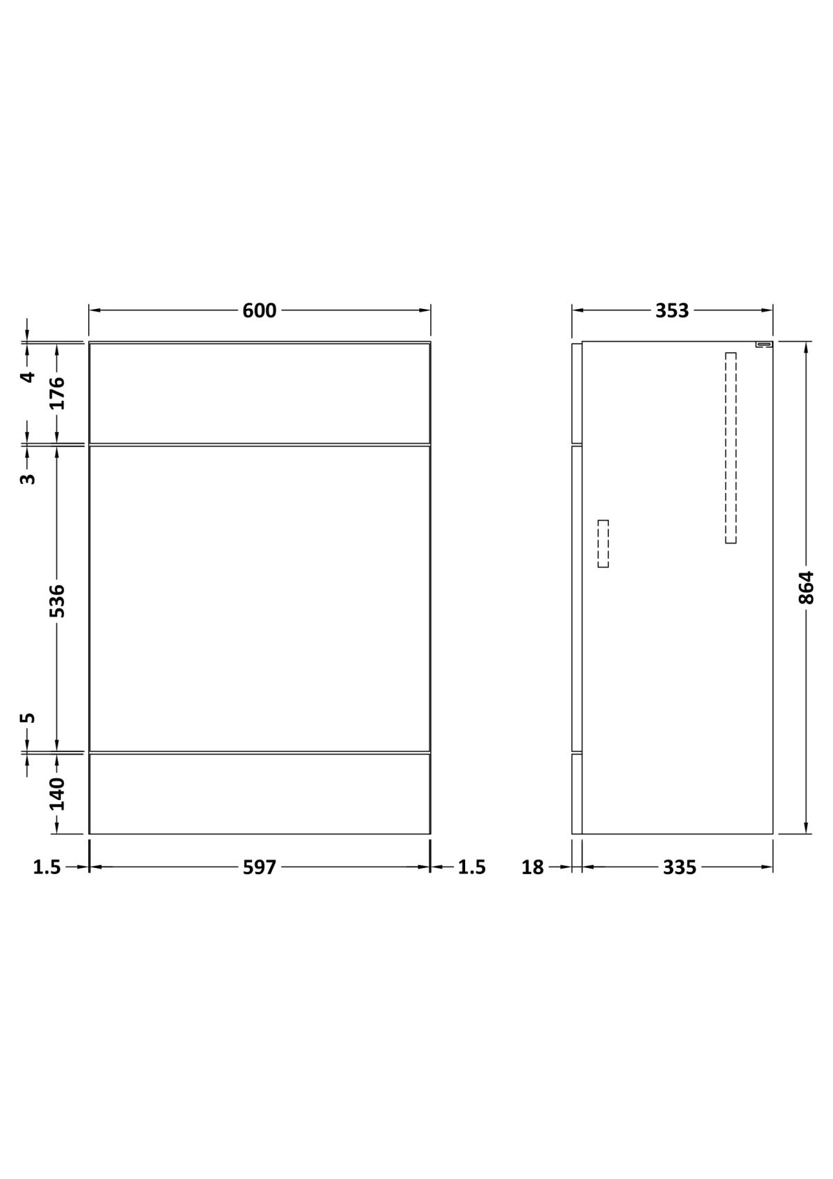 600mm WC Unit - Image 3