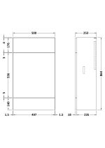 500mm  WC Unit - Compact - Image 2