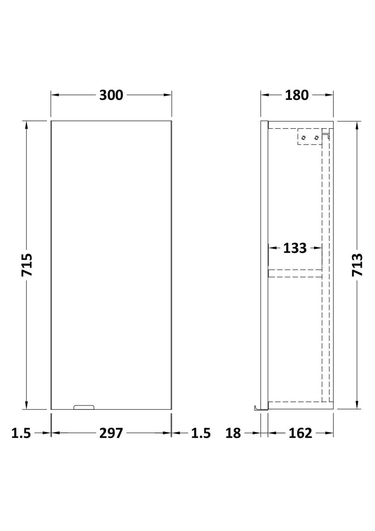 300mm Wall Unit - Image 2