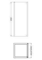 Pacific 1000mm Side Panel - Image 3