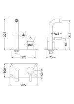 Wall Mounted Basin Bath Filler - Image 2
