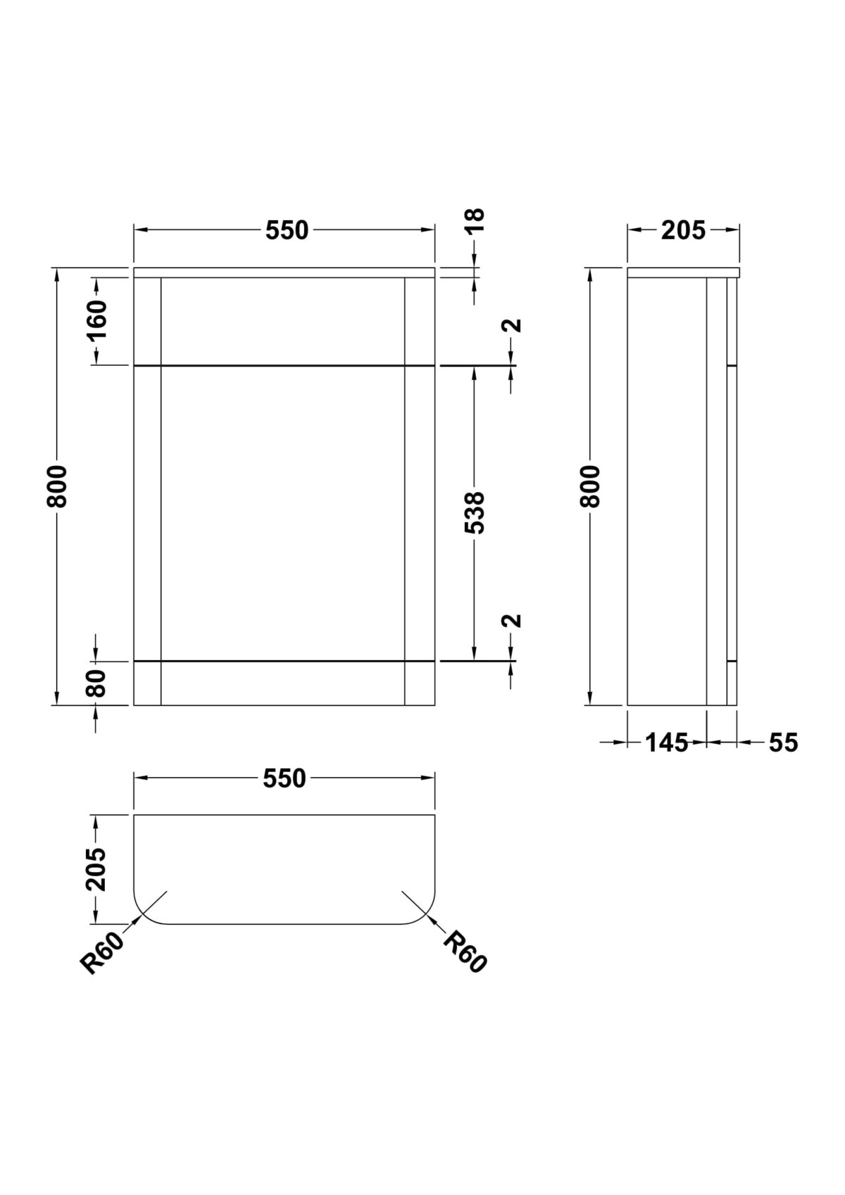550mm WC Unit - Image 2