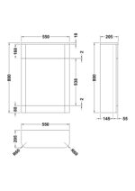 550mm WC Unit - Image 2