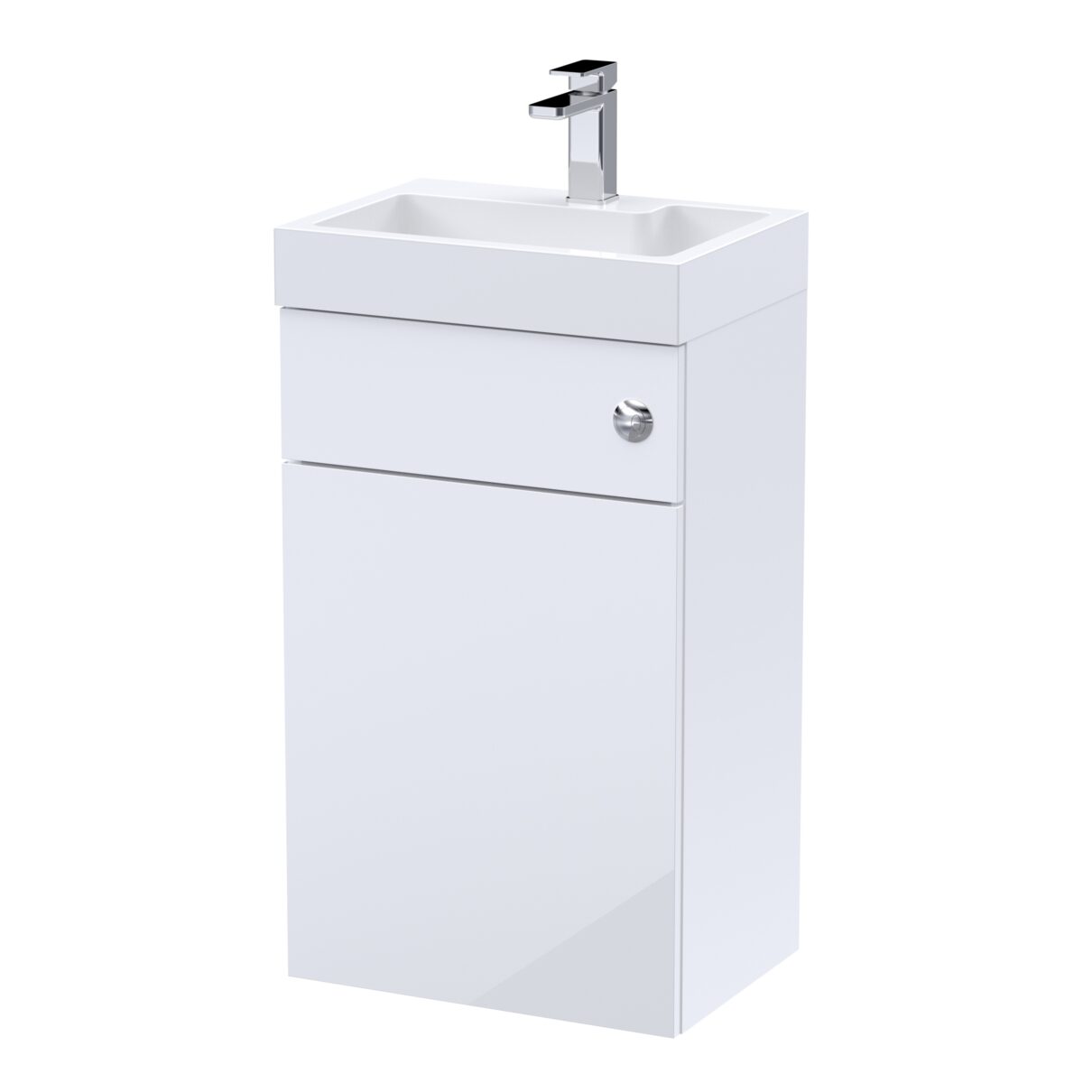 500mm Basin & WC Unit - Image 1