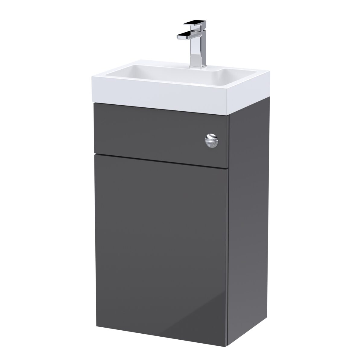 500mm Basin & WC Unit - Image 1