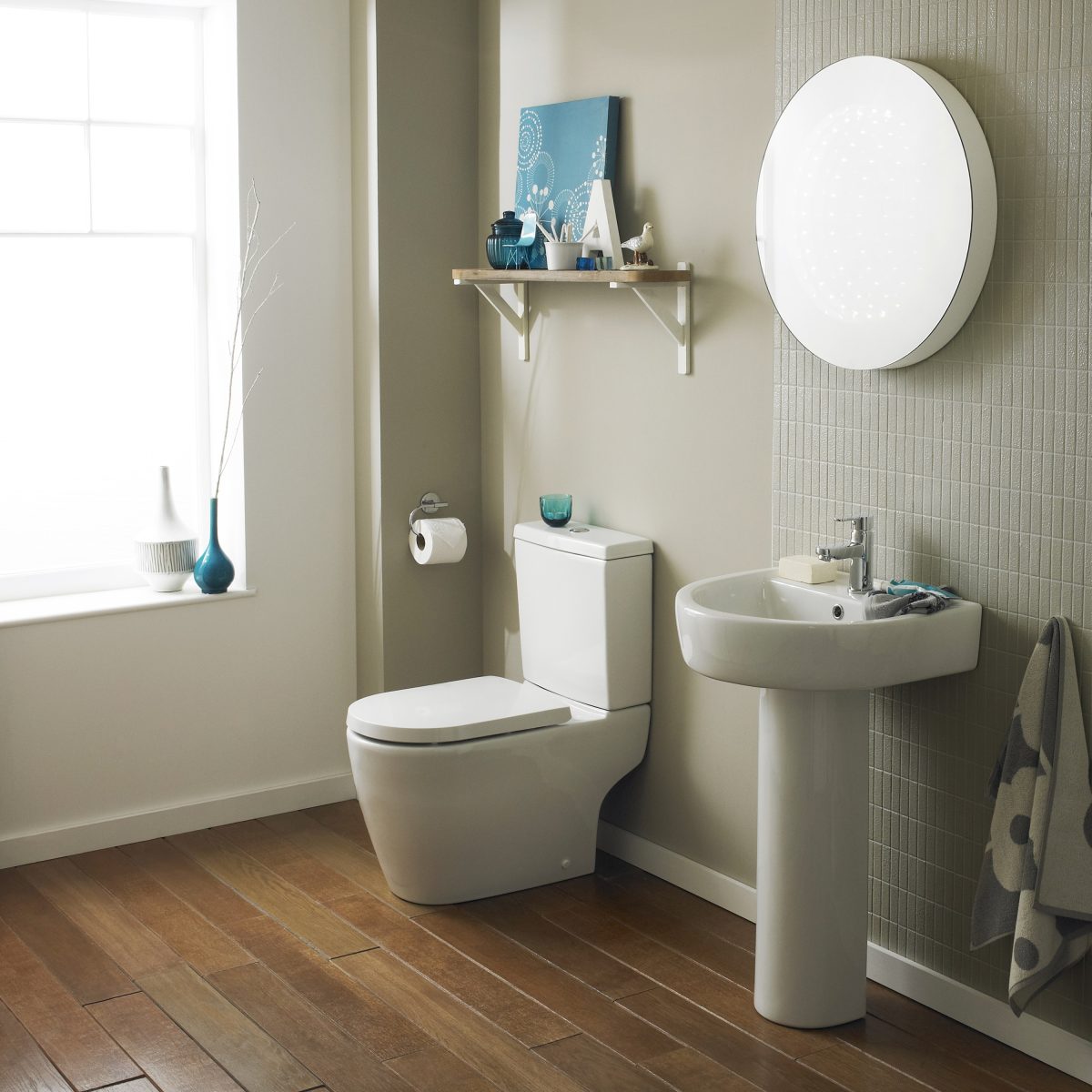 420mm Basin & Pedestal - Image 2