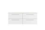 1400mm Wall Hung 4-Drawer Unit & Laminate Worktop