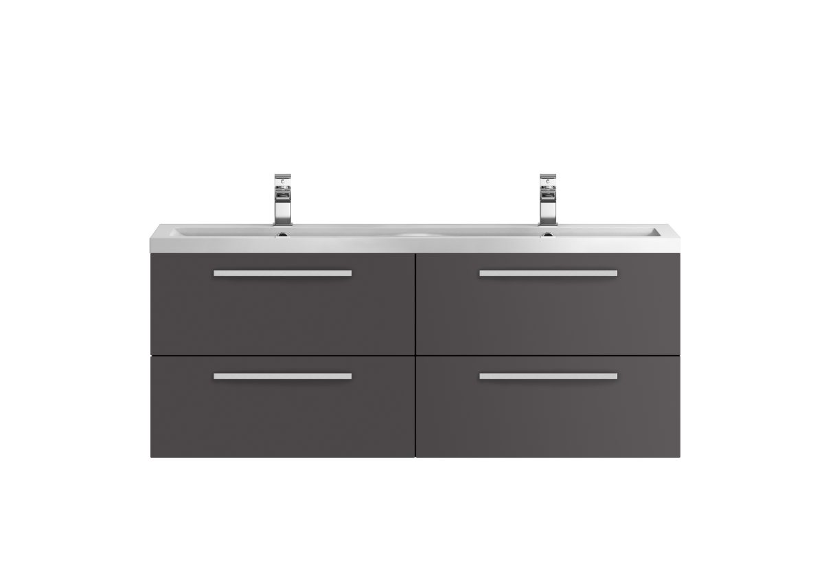 1440mm Double Cabinet & Basin - Image 1