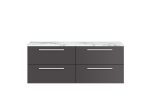1400mm Wall Hung 4-Drawer Unit & Laminate Worktop