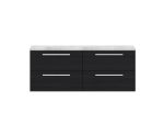 1400mm Wall Hung 4-Drawer Unit & Laminate Worktop