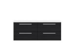 1400mm Wall Hung 4-Drawer Unit & Laminate Worktop