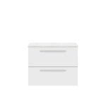 720mm Wall Hung 2-Drawer Unit & Laminate Worktop