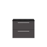 720mm Wall Hung 2-Drawer Unit & Laminate Worktop