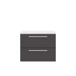 720mm Wall Hung 2-Drawer Unit & Laminate Worktop