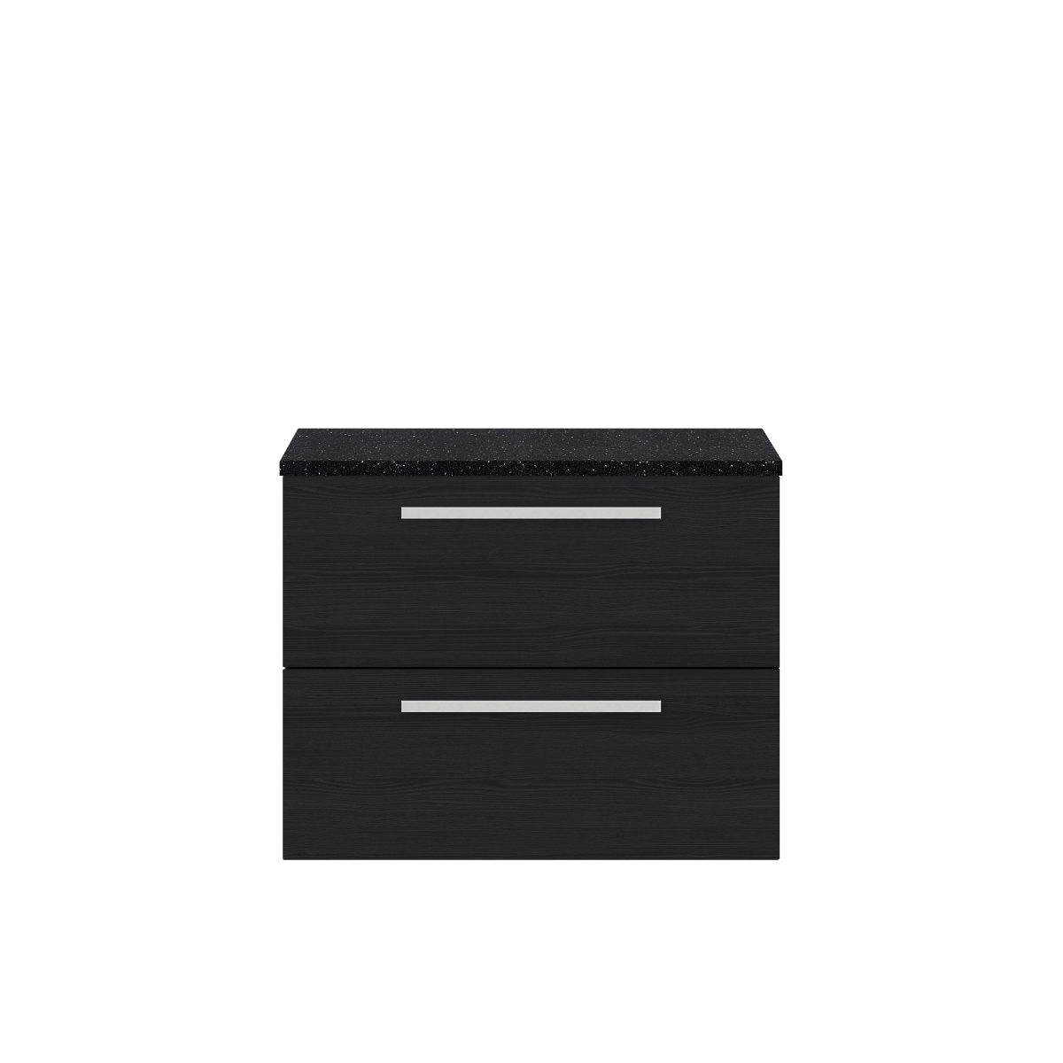 720mm Wall Hung 2-Drawer Unit & Laminate Worktop - Image 1
