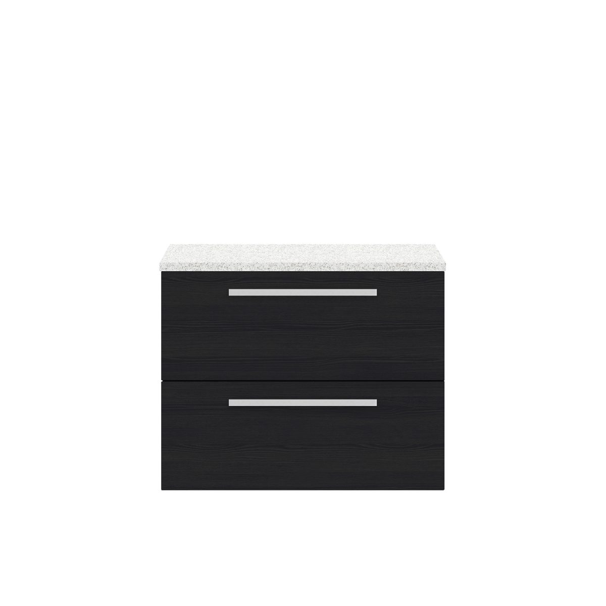 720mm Wall Hung 2-Drawer Unit & Laminate Worktop - Image 1