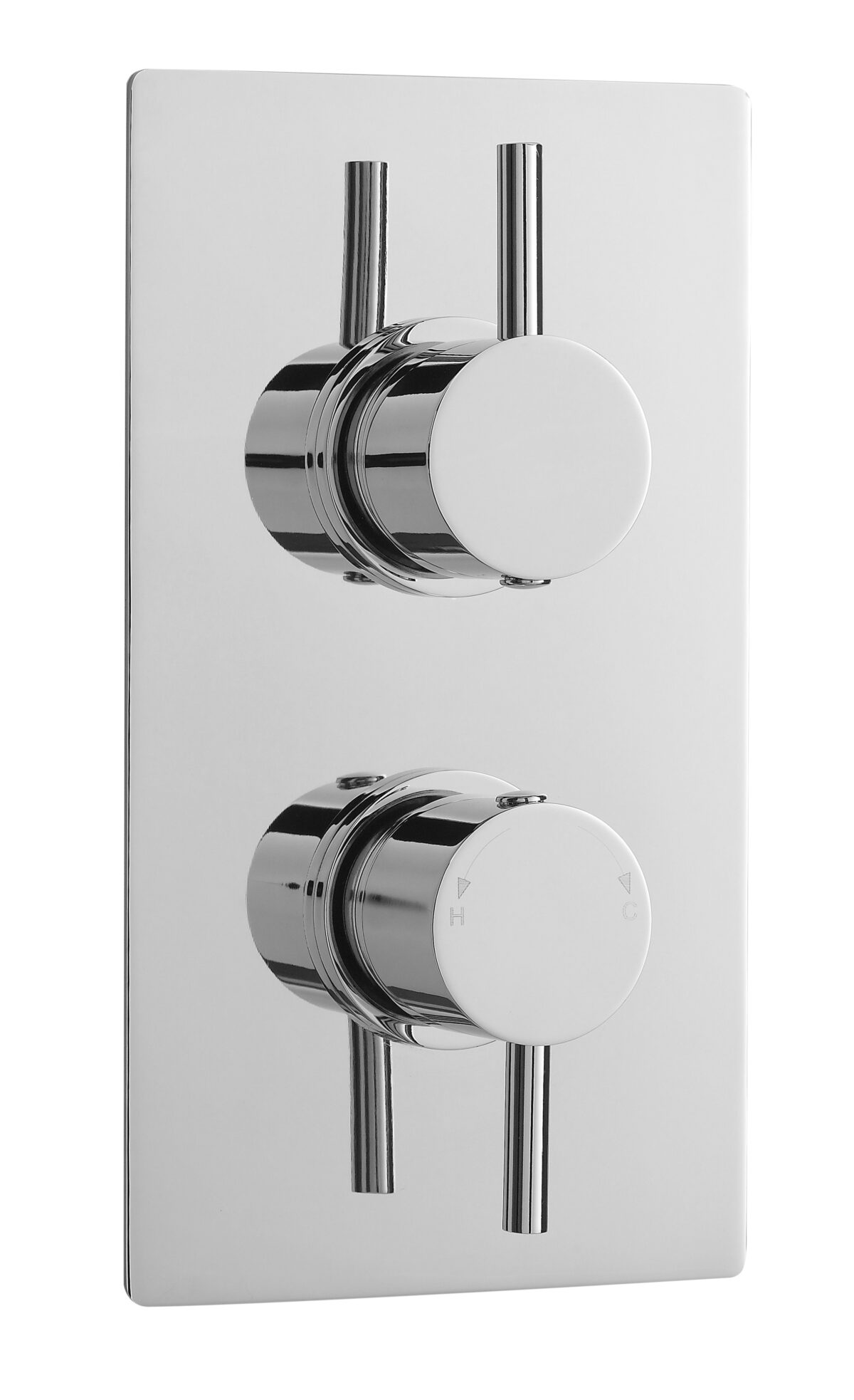 Twin Thermostatic Shower Valve - Image 1