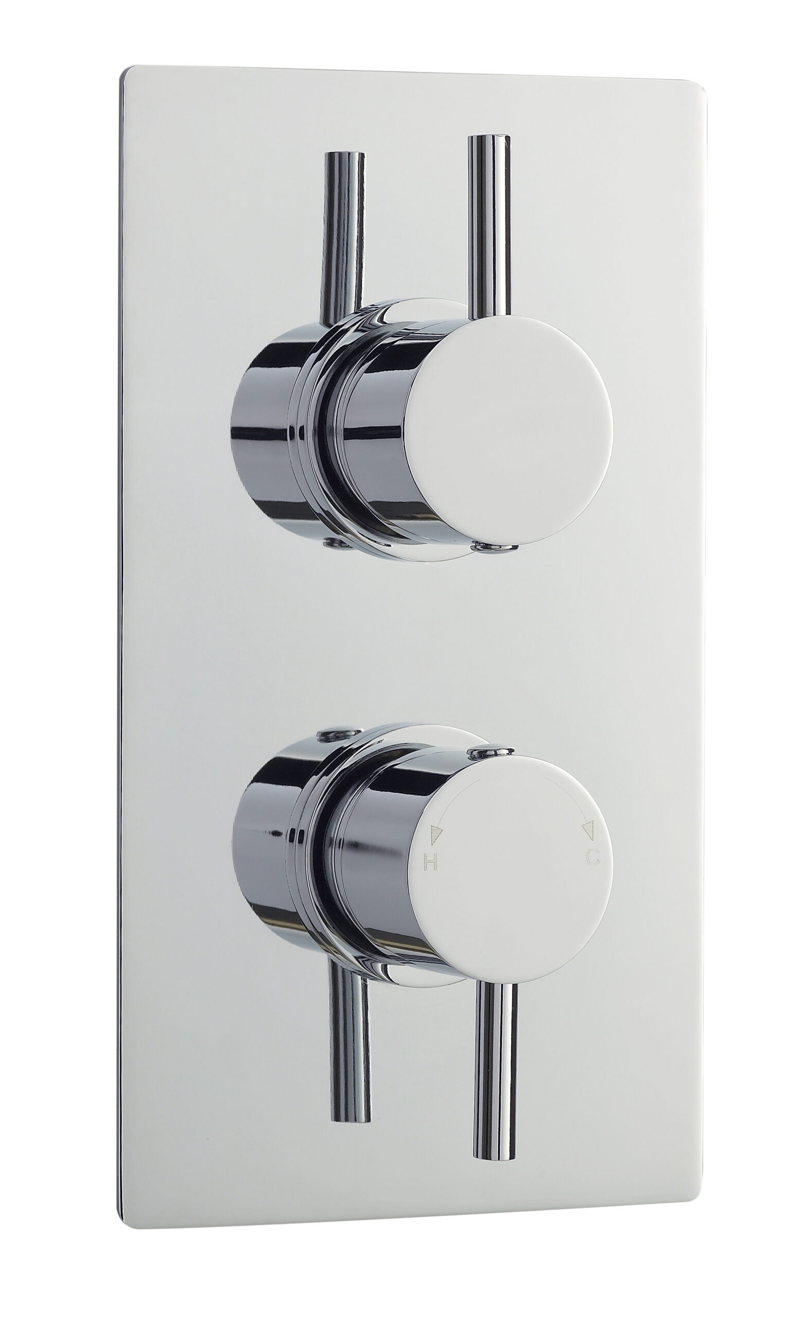quev52_showers_v1_co1.jpg Twin Thermostatic Shower Valve With Diverter - Image 1