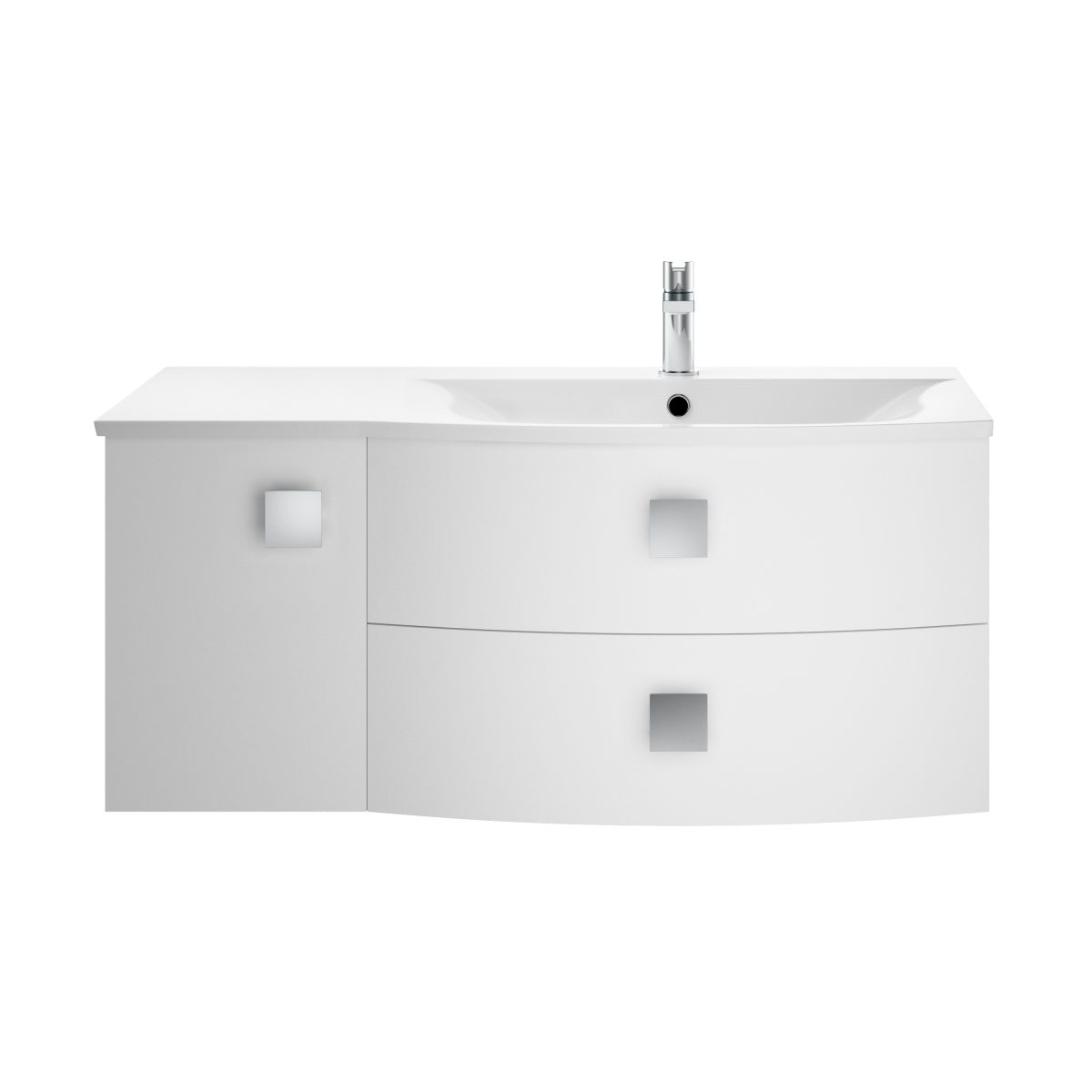 1000mm Cabinet & Basin - Right Hand - Image 1