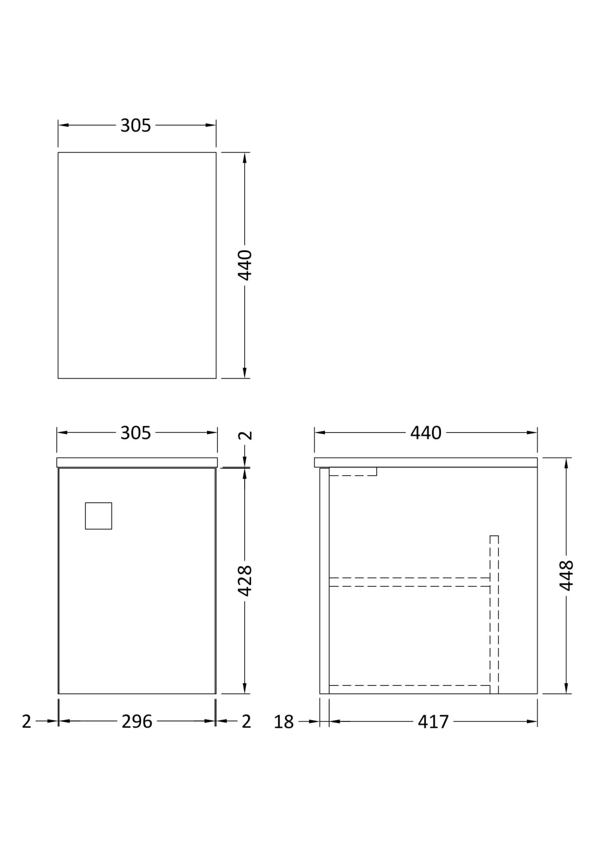 Wall Hung Cupboard - Image 2