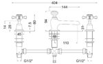 3th deck basin mixer - Image 3