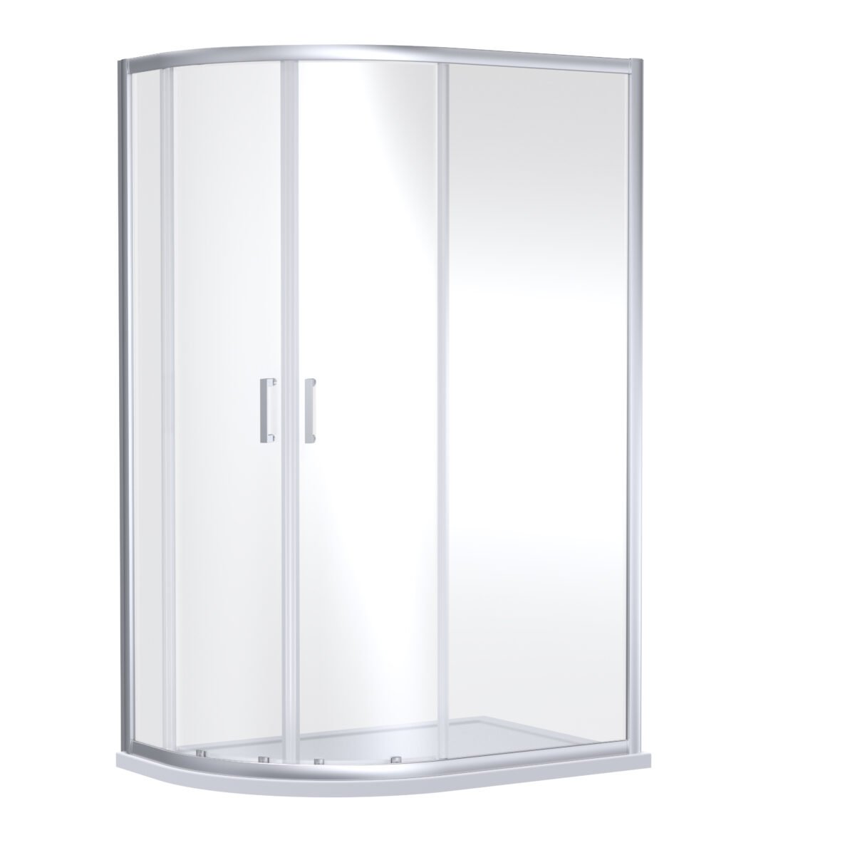 1900 x 1000 x 800mm Offset Quandrant Shower Enclosure - Image 1