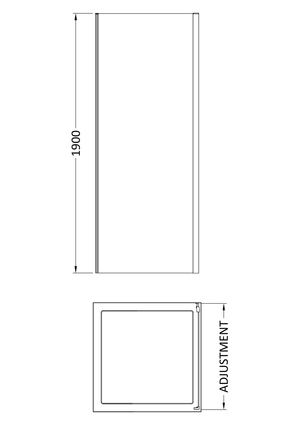 1900 x 1000mm Side Panel - Image 2