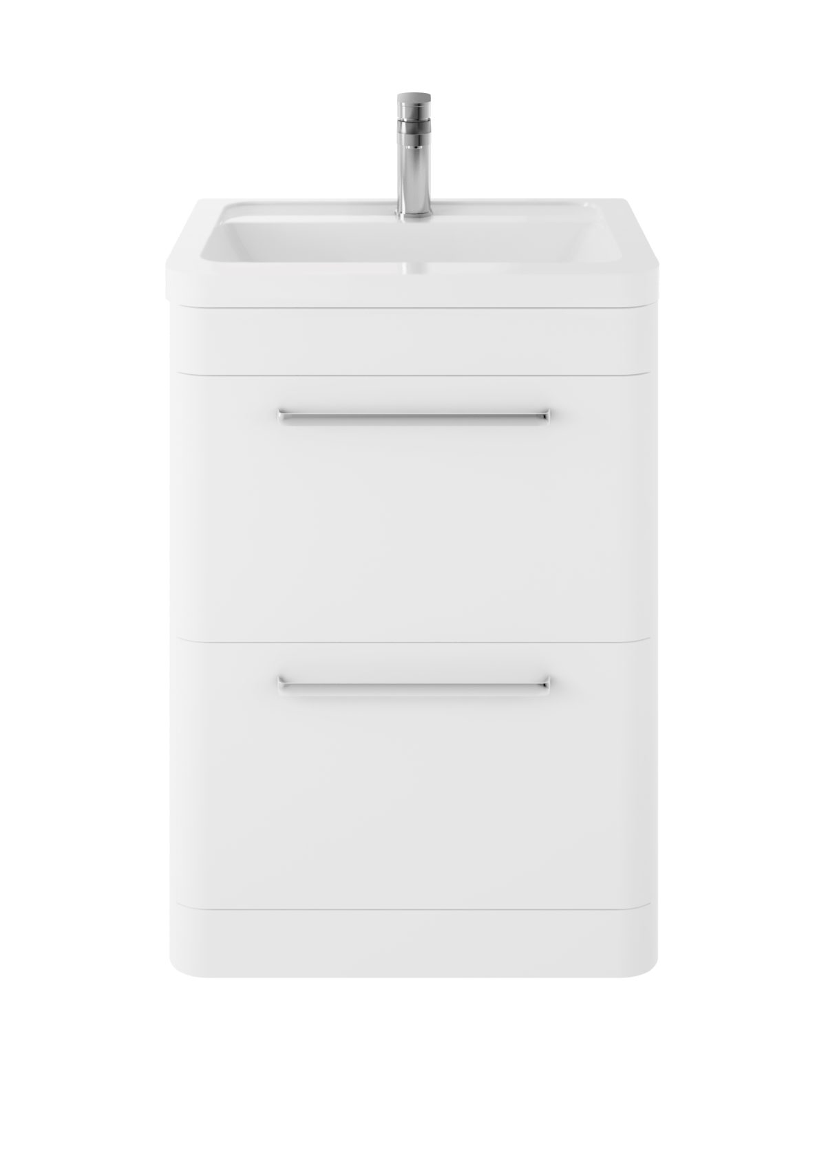 Floor Standing 600mm Cabinet & Ceramic Basin - Image 1