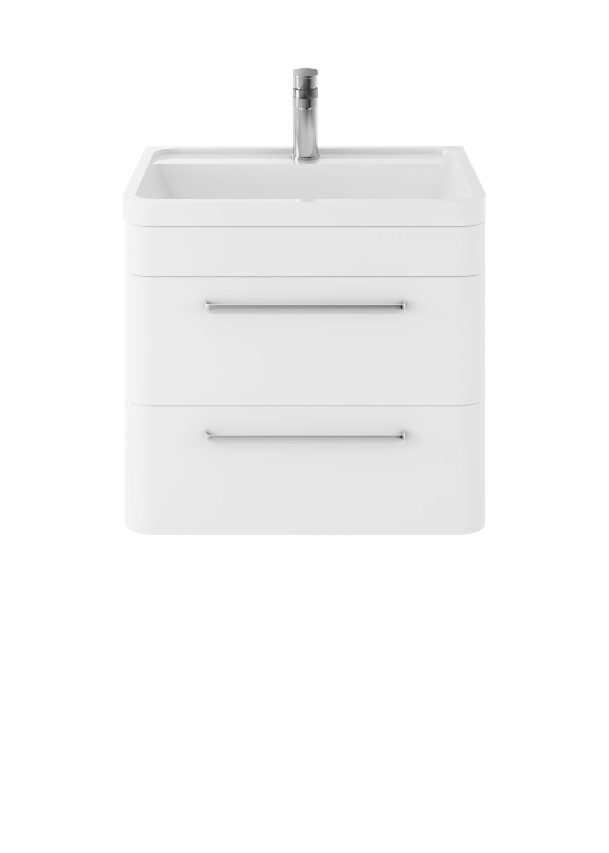 Wall Hung 600mm Cabinet & Basin - Image 1