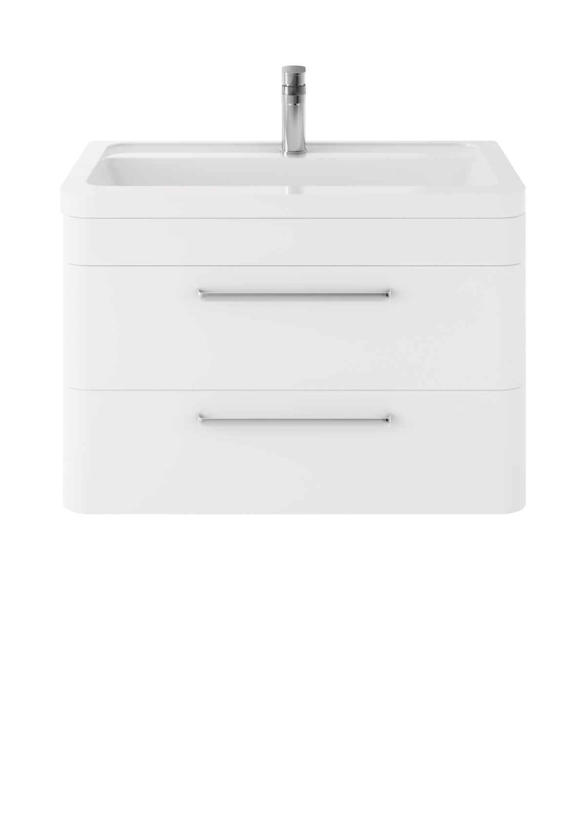 Wall Hung 800mm Cabinet & Ceramic Basin - Image 1