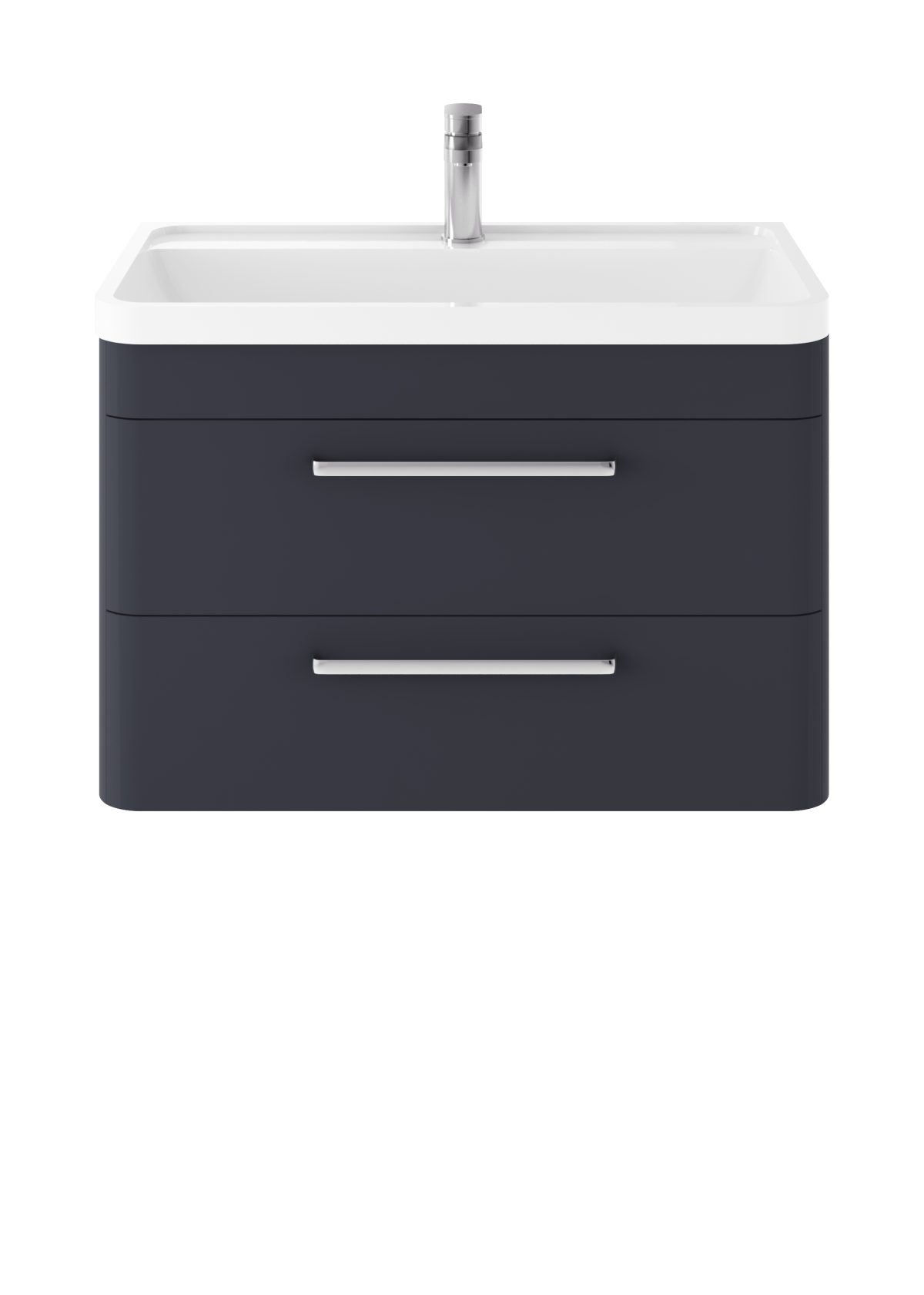 Wall Hung 800mm Cabinet & Basin - Image 1