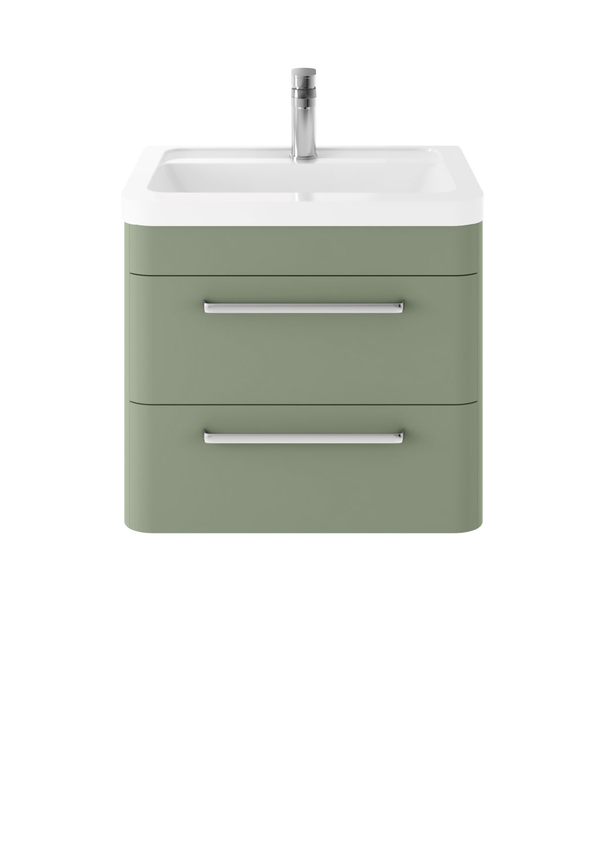 Wall Hung 600mm Cabinet & Basin - Image 1