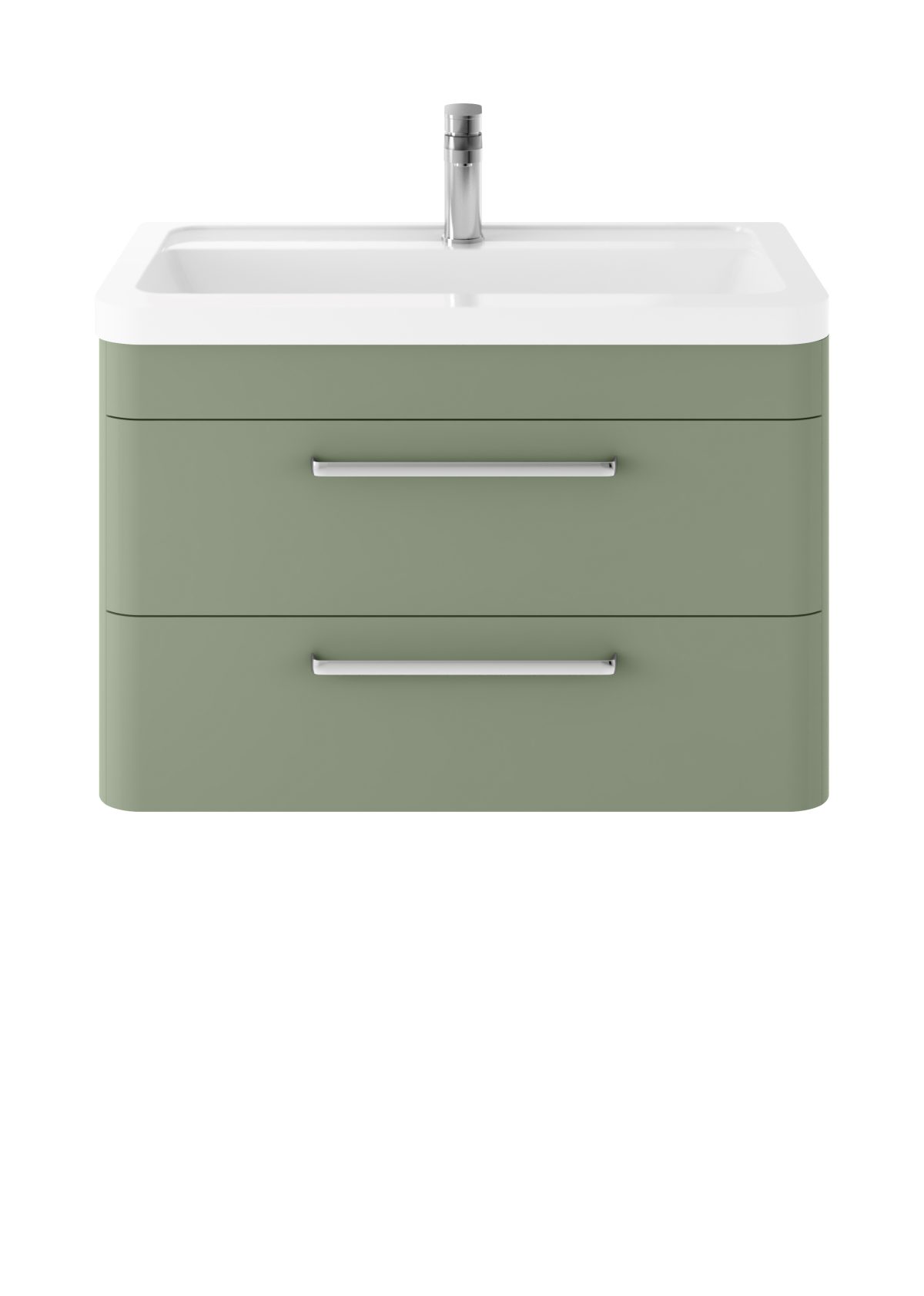 Wall Hung 800mm Cabinet & Basin - Image 1