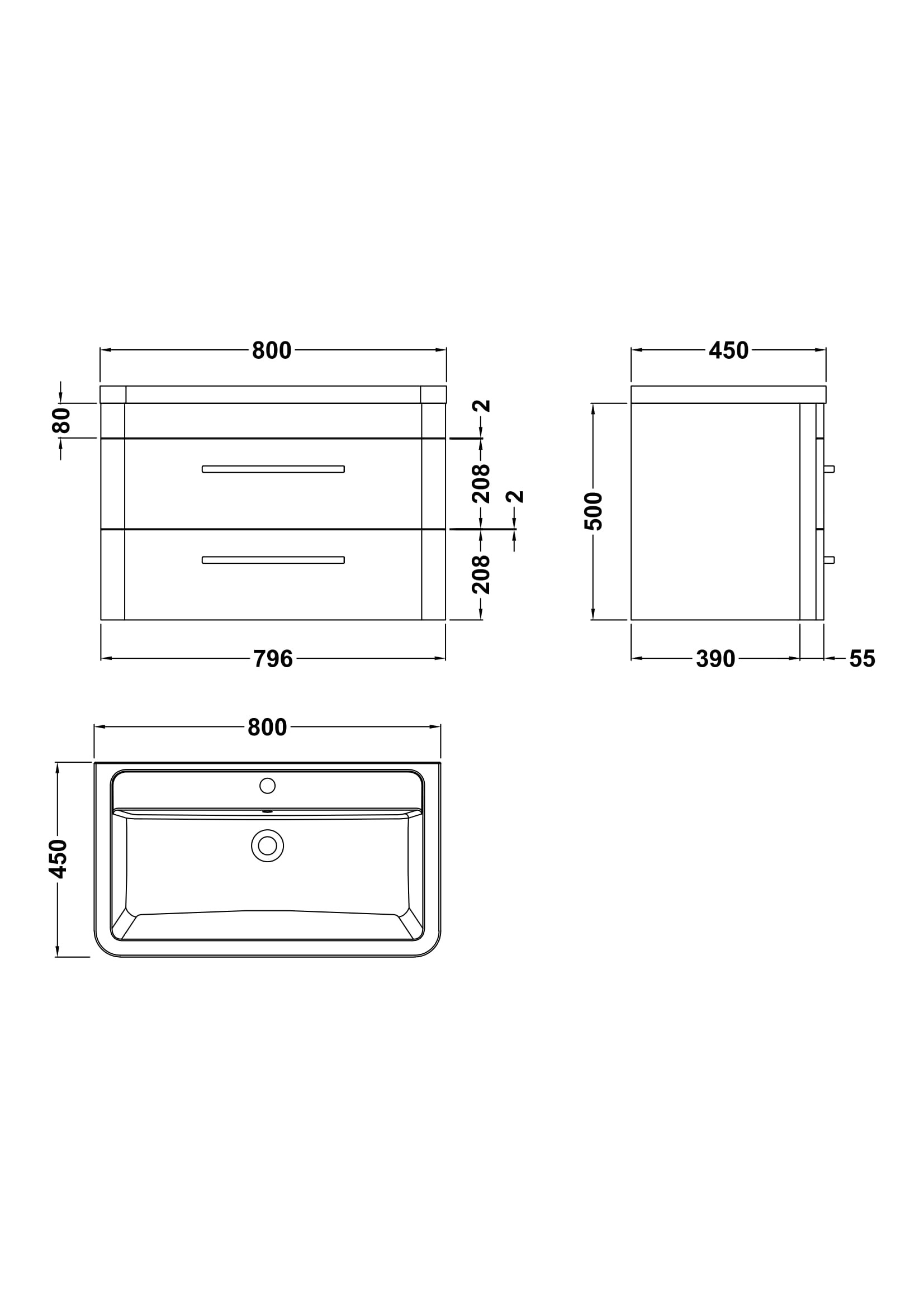 sol804a_furniture_v1_ld.jpg Wall Hung 800mm Cabinet & Basin - Image 4