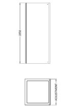 1850 x 900mm Side Panel - Image 2