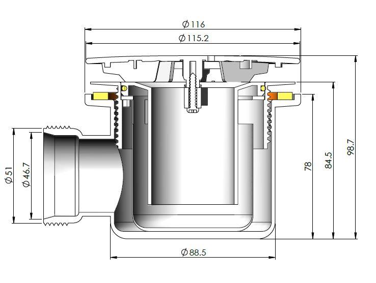 stw002_trays_v1_ld.jpg Black Fast Flow Shower Waste - Image 3