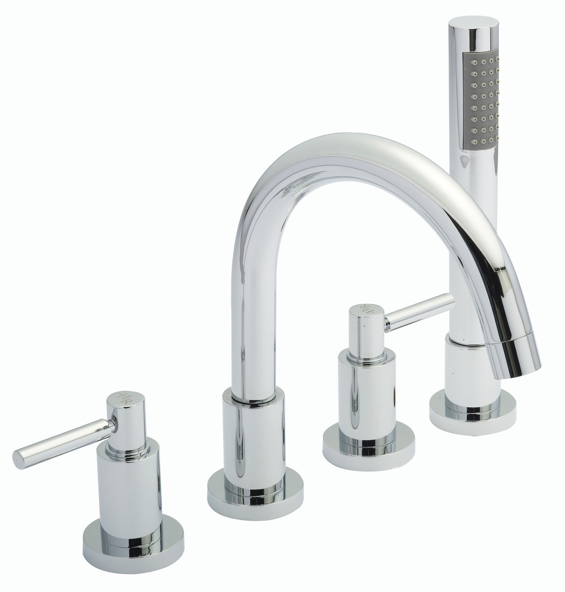 tel334s_taps_v1_co1.jpg 4 Tap Hole Bath Mixer - Image 1