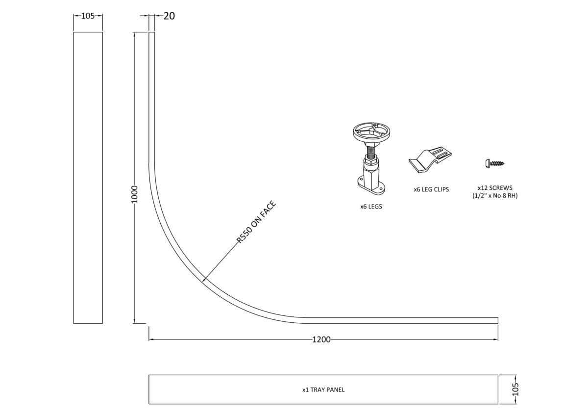 Leg Set & Plinth Kit - Image 2