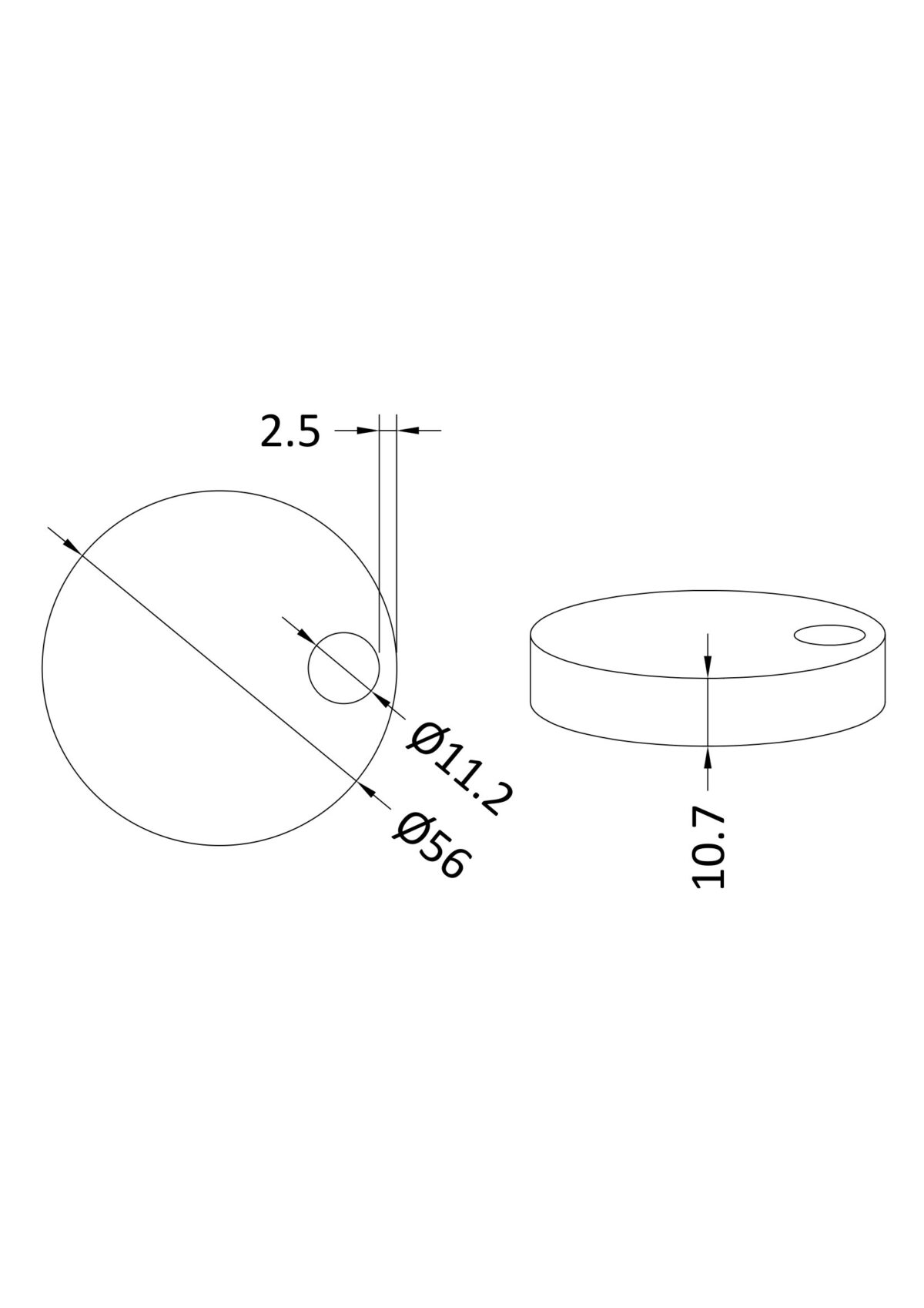 Matt White Toilet Seat Cover Caps - Image 2
