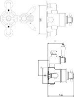 Twin Thermostatic Shower Valve - Image 2