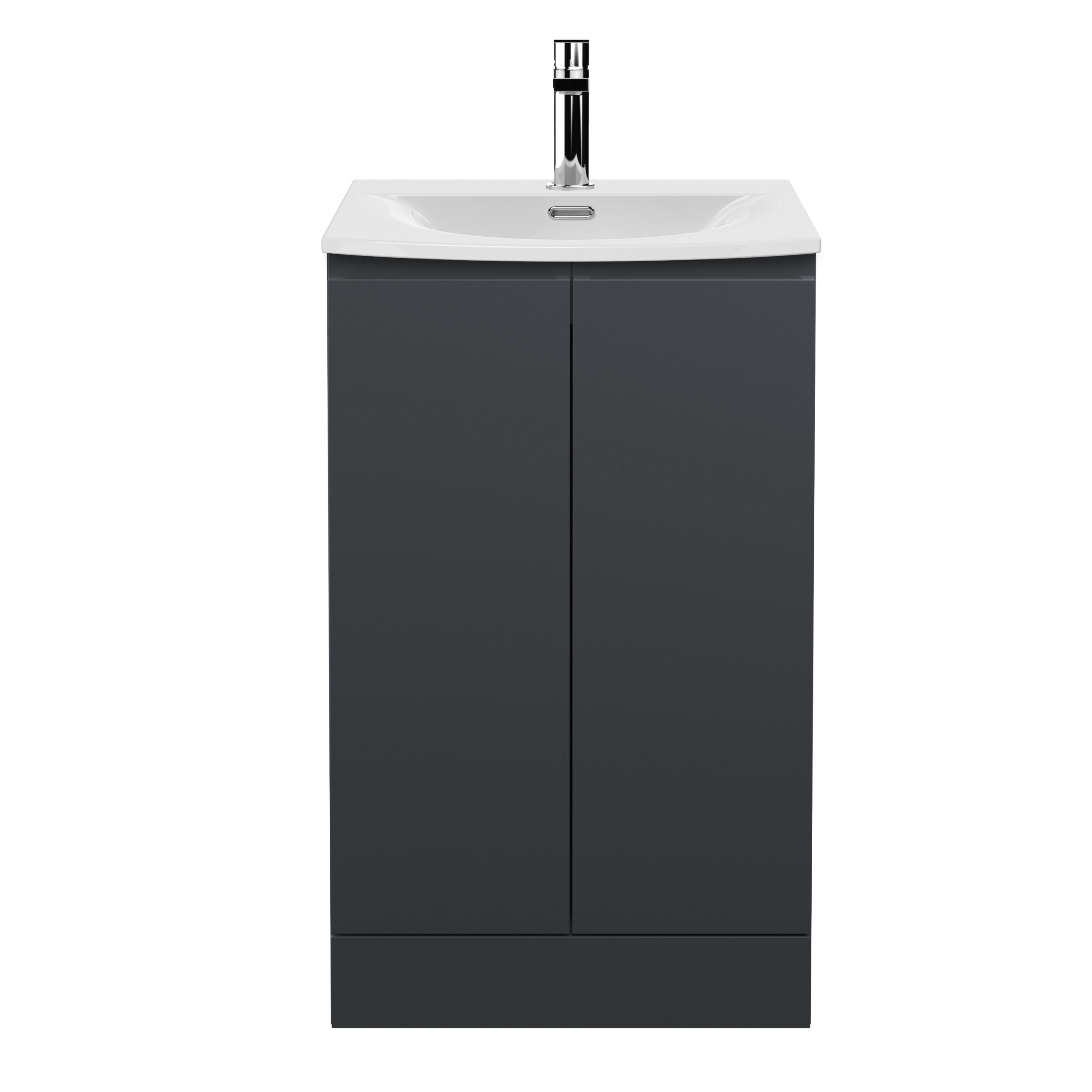 urb1407g_furniture_v1_co.jpg 500mm Floor Standing 2 Door Vanity & Basin 4 - Image 1