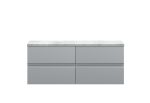 1200mm Wall Hung 4-Drawer Unit & Laminate Worktop