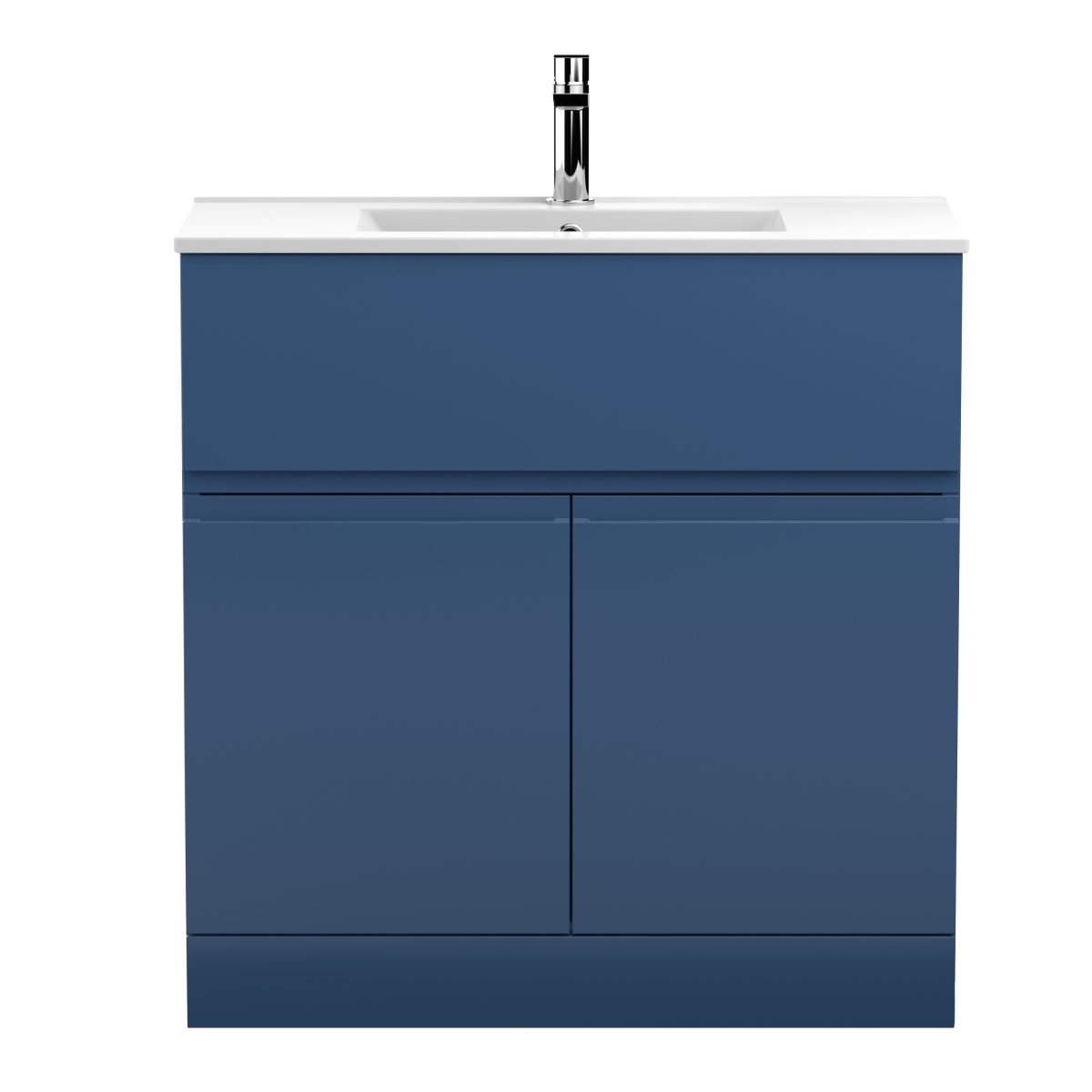 800mm Floor Standing 2-Door Vanity Unit & Basin 2 - Image 1